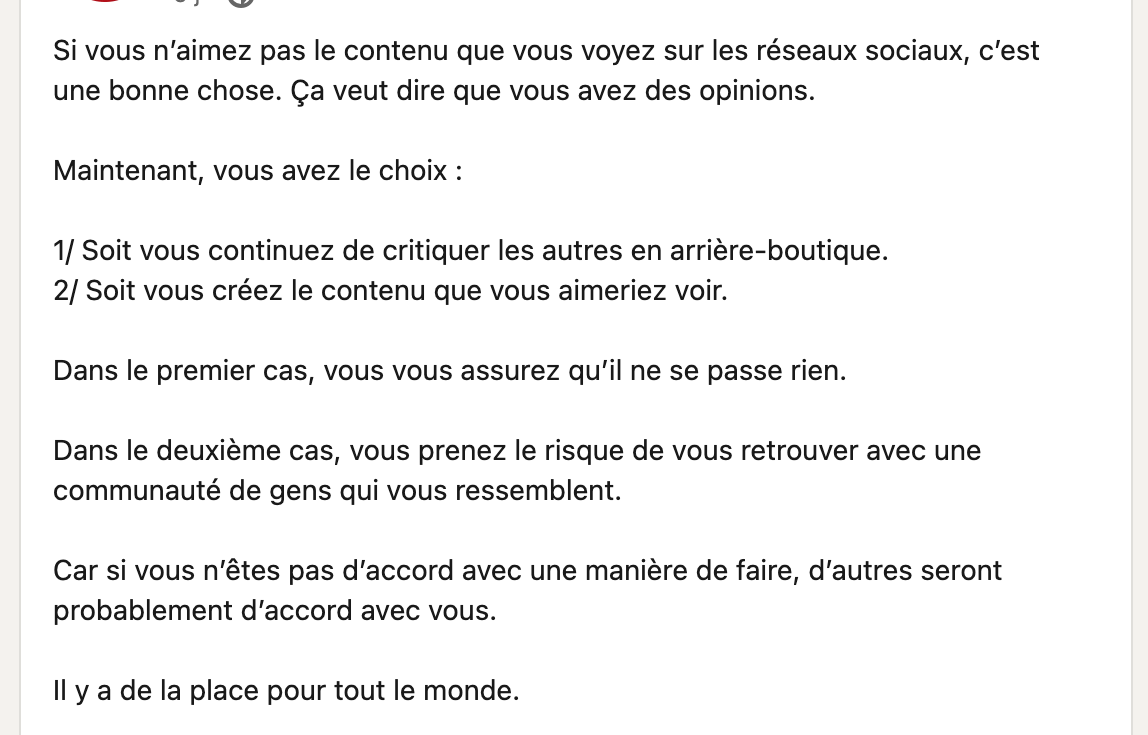 Travail sous algorithme
